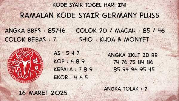Prediksi Germany Plus5